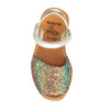 Sandale copii din piele naturala, model AVARCA GLITTER bronz