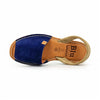 Sandale cu platforma AVARCA din piele intoarsa, model ISABEL blue