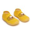 Papucei tip soseta cu talpa aderenta CuteAnimals, 0 - 4 ani - tricotati si respirabili