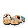 Sandale copii din piele naturala, model AVARCA GLITTER bronz