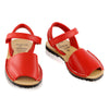Sandale copii din piele naturala, model AVARCA CLASIC rosu