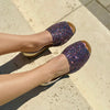 Sandale AVARCA CLASIC din piele naturala cu sclipici multicolor