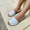 Sandale AVARCA CLASIC din piele naturala WHITE