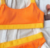 Costum de baie Dense Orange