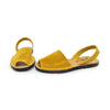 Sandale AVARCA din piele intoarsa, model CLASIC yellow